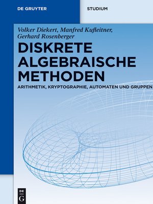 cover image of Diskrete algebraische Methoden
